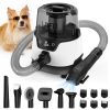 Dog Grooming Kit Low Noise Wholesale Pet Hair Vacuum Cleaner Dog Dryer Removal Brush with 6 Pet Grooming Tools