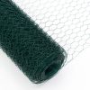 Large Size Galvanized Hexagonal Floral Green Chicken Wire, Outdoor Anti-Rust Chicken Wire Poultry Netting for Garden, Large Chicken Coop Wire Fencing