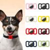 2pcs Pet Silicone Protective Case Dog Cat Collar Loop For Apple Airtags Cover For Air Tags Locator Tracker Anti-lost Device New