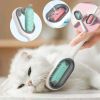 Cat Hair Brush With Water, Sticky Brush For Cats, 4 In-1 Cat Grooming Brush Creative Update Cat Dog Grooming Comb With Water Tank Double-Sided Hair Re