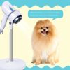 Hands Free Hair Dryer Holder; for men and pets; Hair Dryer Stand Holder; Adjustable Height; 360¬∞ adjustable angle